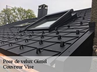 Pose de velux gimel-1188 Couvreur Vise