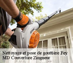 Nettoyage et pose de gouttière fey-1996 MD Couverture Zingueur