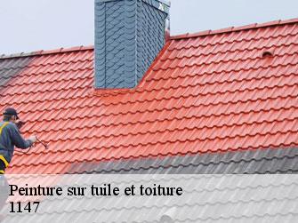 Peinture sur tuile et toiture  1147