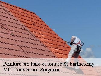 Peinture sur tuile et toiture