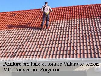 Peinture sur tuile et toiture 1040